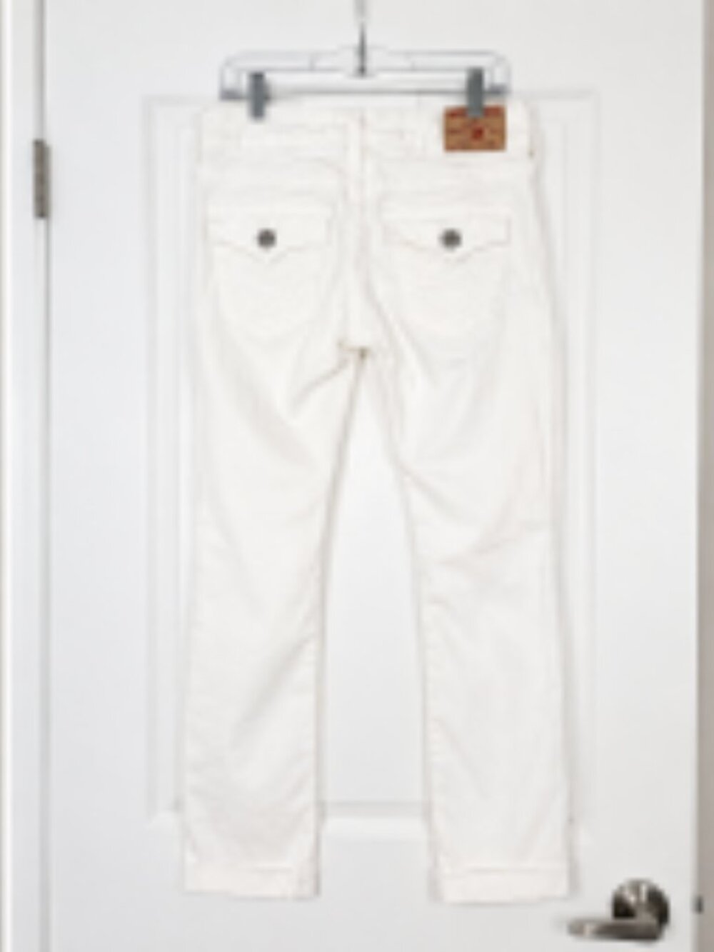 True Religion Billie Mid Rise Flap Pocket Straight Leg Jeans Women's Size 27